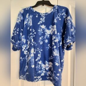 NWOT Womens Sonoma Puff Sleeve Sweatshirt